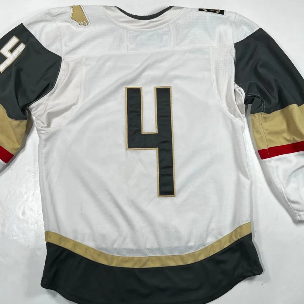 Adidas Queen City Royals Hockey Jersey‎ Mens Size 46 White Sewn Stitched #4